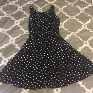 H&M Navy Polka Dot Dress